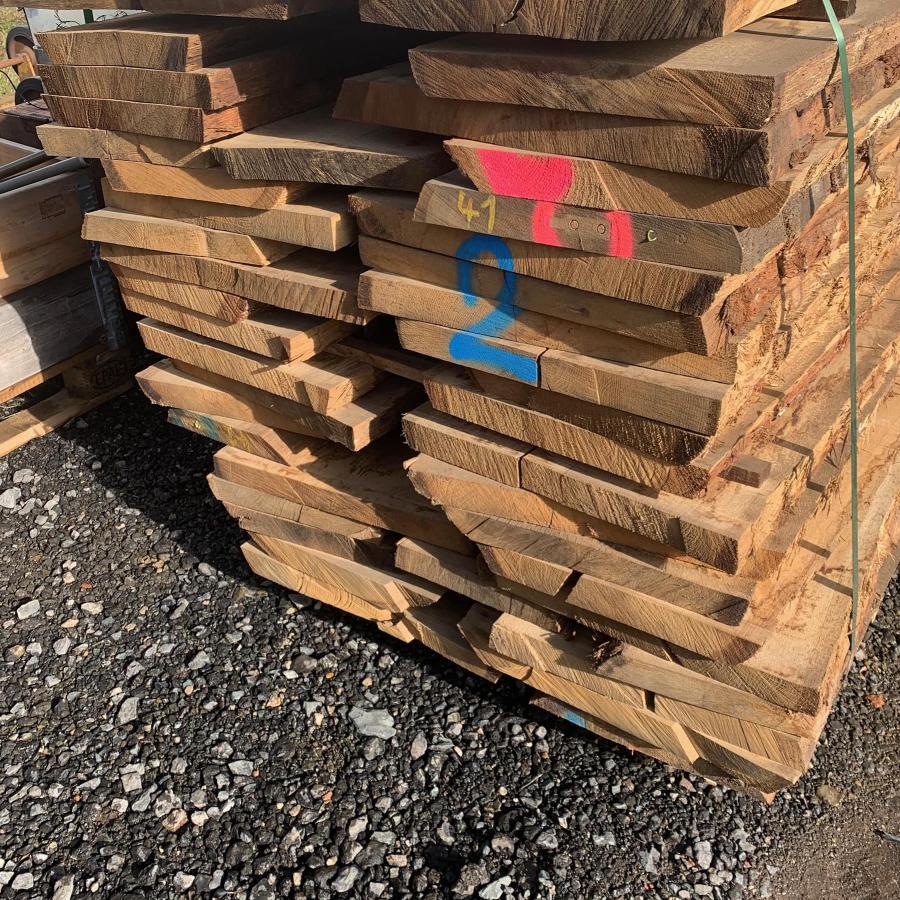 Waney Edge Oak Boarding | Kiln Dried Hardwood